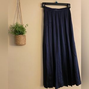 Givenchy Nouvelle Boutique Vintage Pleated Maxi Skirt
